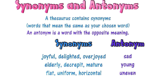 Trivia Synonyms And Antonyms Test! Quiz ProProfs Quiz